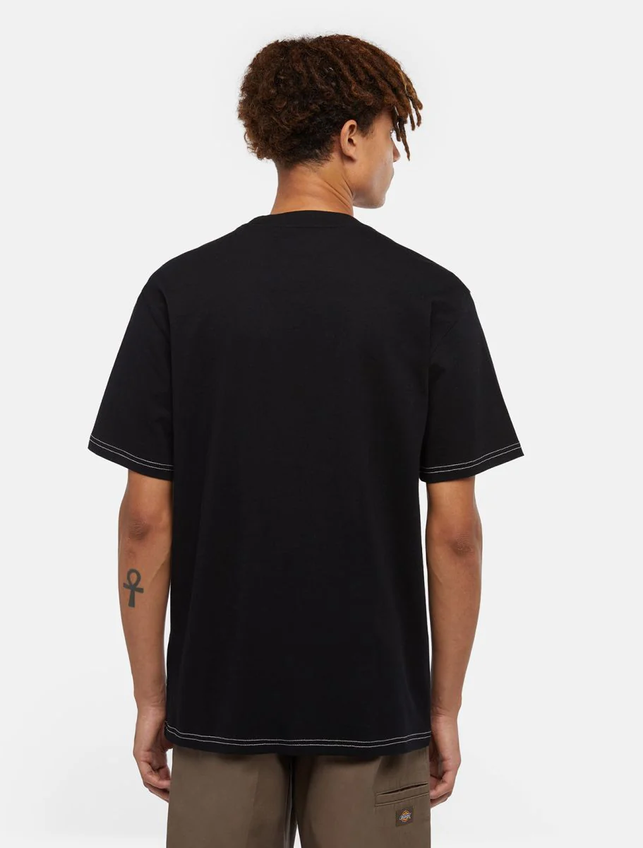 Dickies T-Shirt da uomo manica corta Philipsburg nera - Image 3