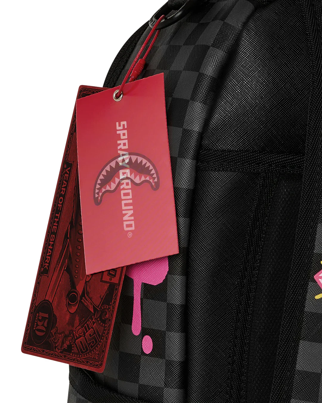 Sprayground Zaino Unisex Pink Panther Drippy nero - Image 6