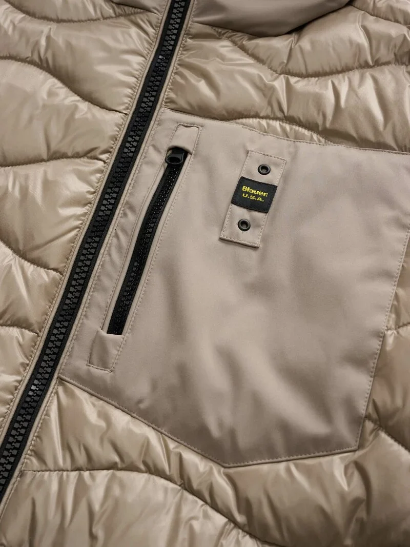 Blauer Giacca Piumino da uomo Albert beige - Image 5