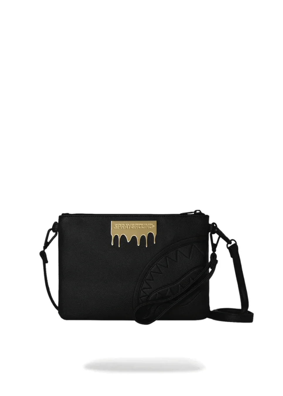 Sprayground Pochette unisex Gold Brick Lux nera