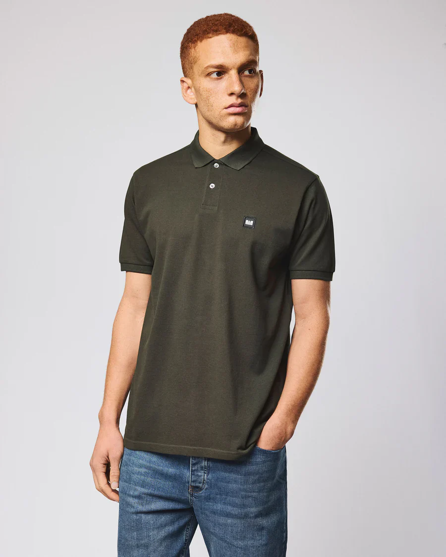 Weekend Offender Polo da uomo manica corta Heathcote verde - Image 3