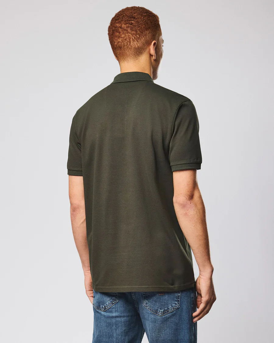 Weekend Offender Polo da uomo manica corta Heathcote verde - Image 4