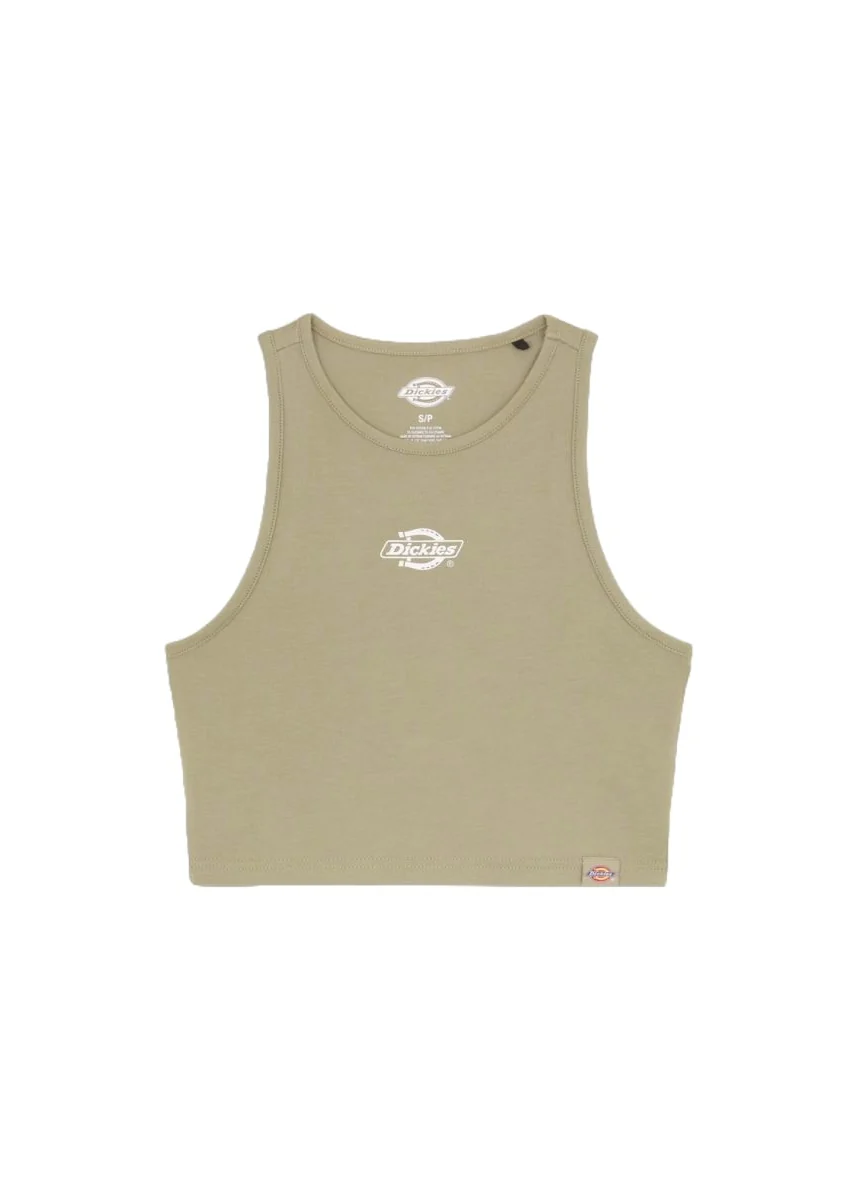 Dickies Canotta corta da donna Powers verde