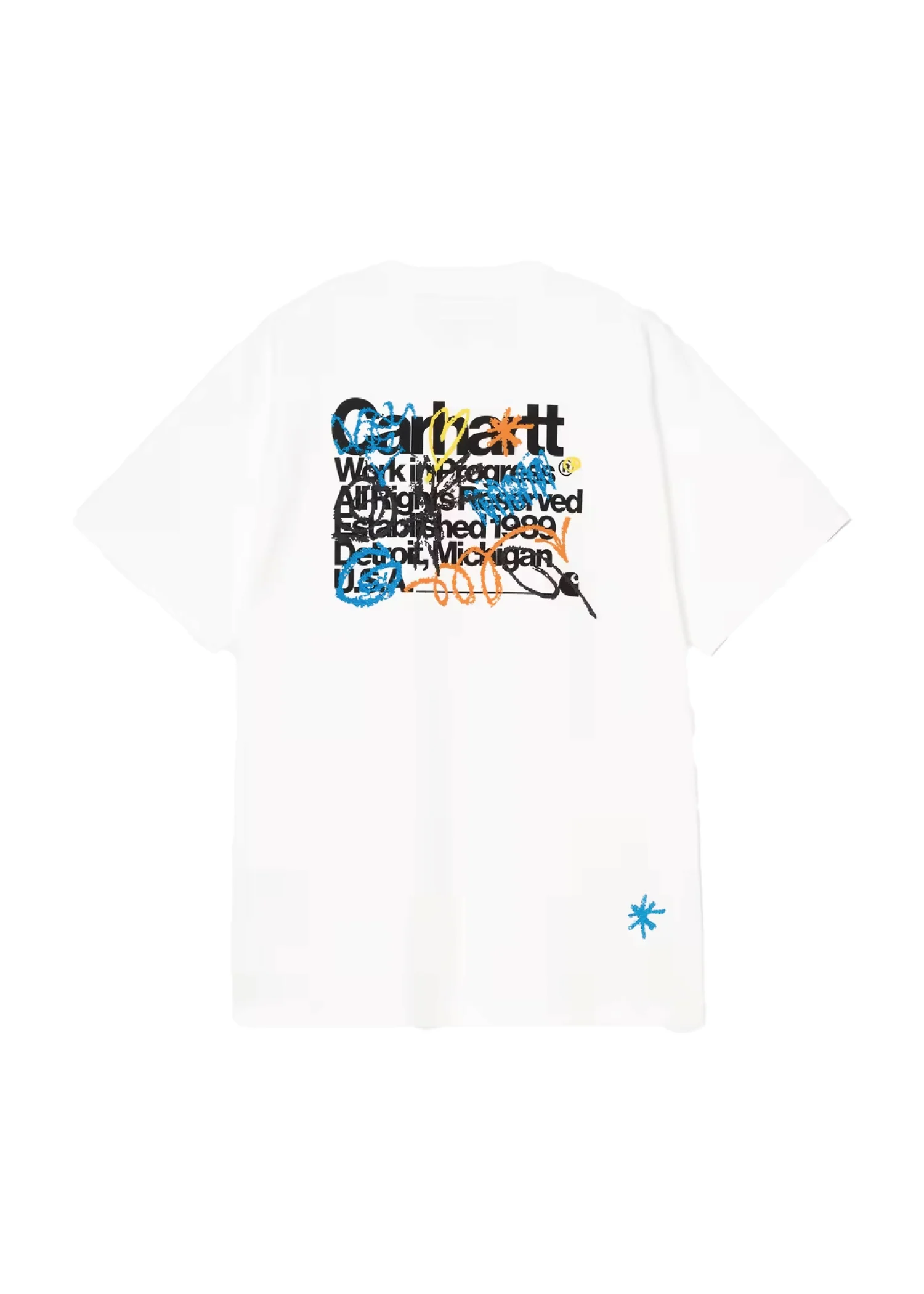 Carhartt Wip T-Shirt da uomo manica corta Primary bianca - Image 2