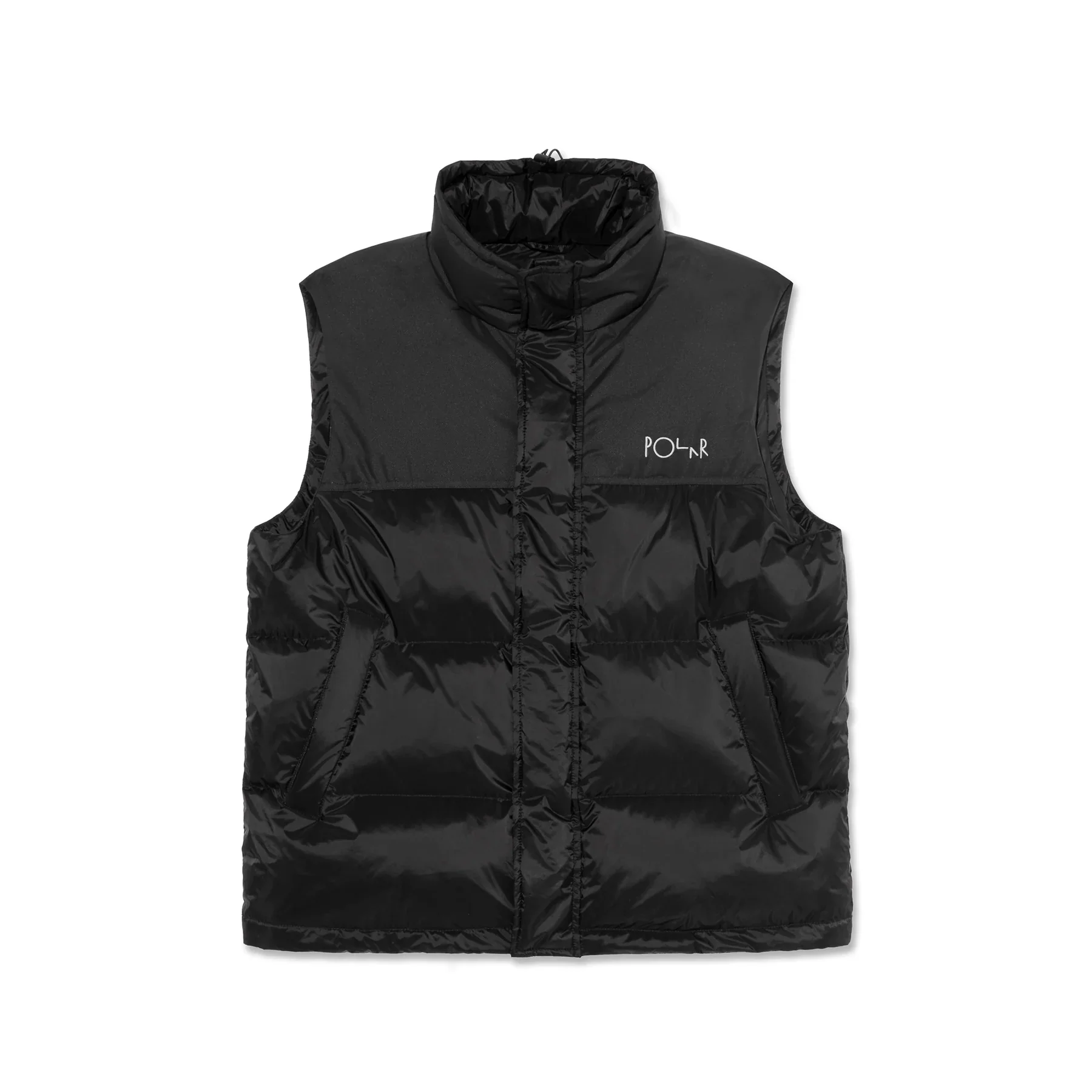 Polar Skate Giacca smanicata da uomo Puffer nera