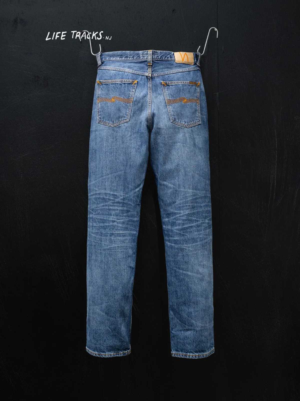 Nudie Jeans da uomo Rad Rufus Raw Tracks - Image 5