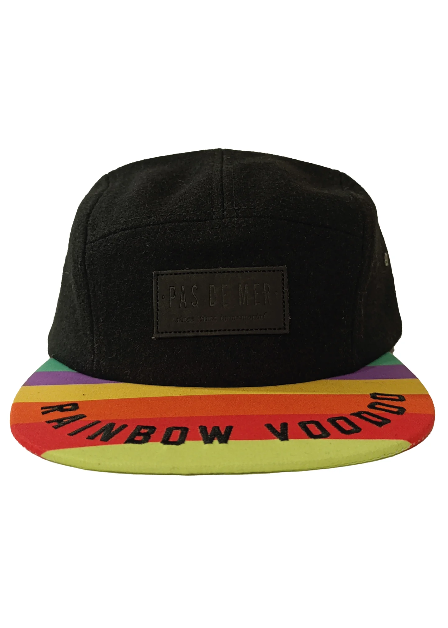 Pas De Mer Cappellino unisex Rainbow Voodo nero