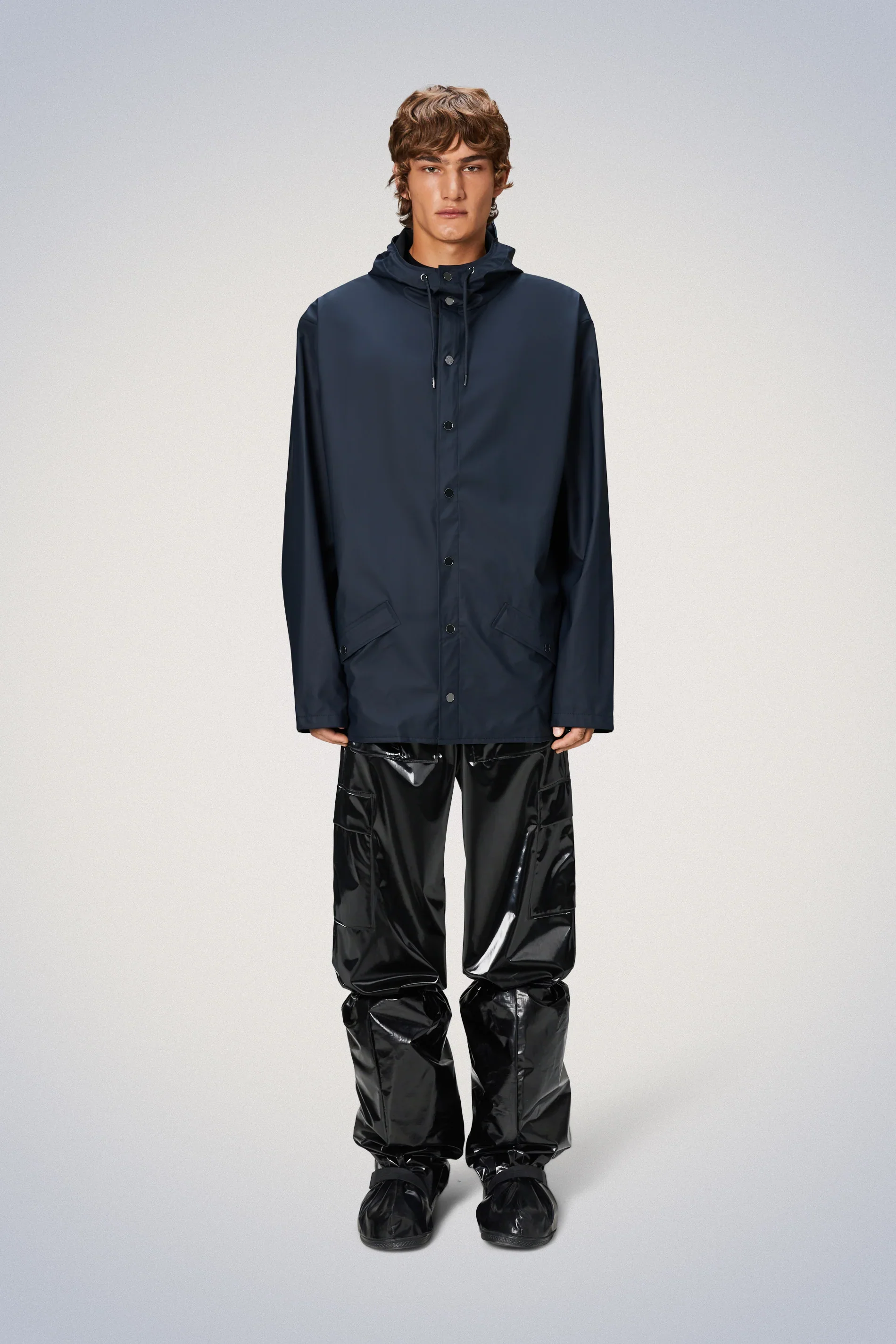 Rains Giacca leggera antipioggia unisex W3 12010 Blu - Image 3