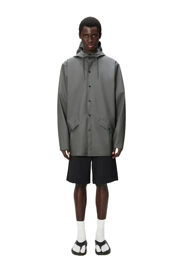 Rains Giacca leggera antipioggia unisex W3 12010 grigia