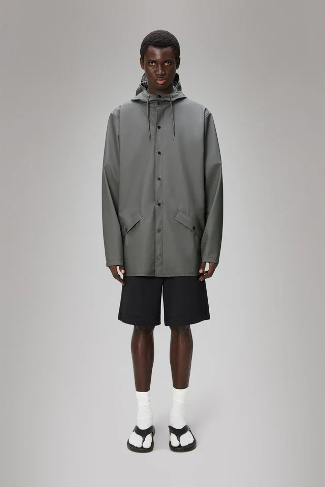 Rains Giacca leggera antipioggia unisex W3 12010 grigia - Image 4