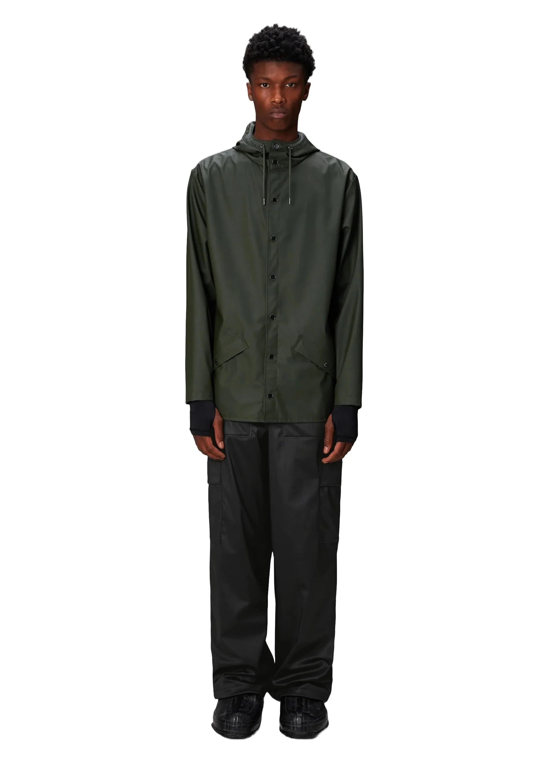 Rains Giacca leggera antipioggia unisex W3 12010 verde - Image 2