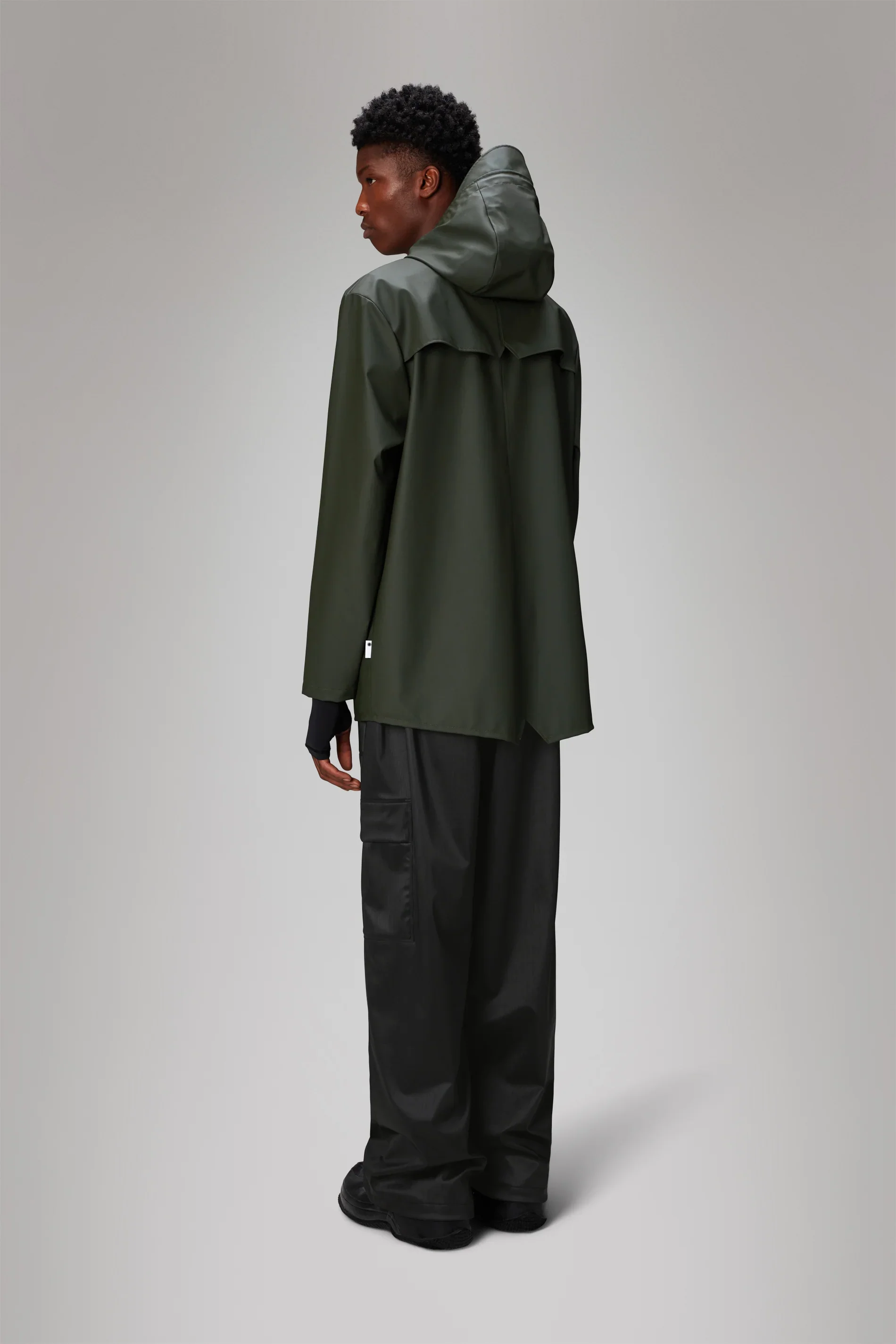 Rains Giacca leggera antipioggia unisex W3 12010 verde - Image 3