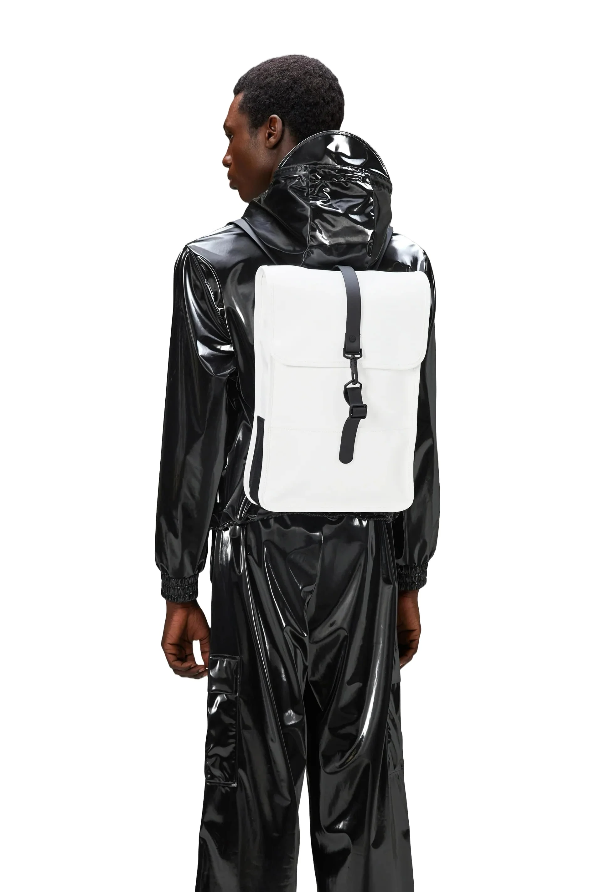 Rains Zaino Unisex W3 Bianco - Image 2