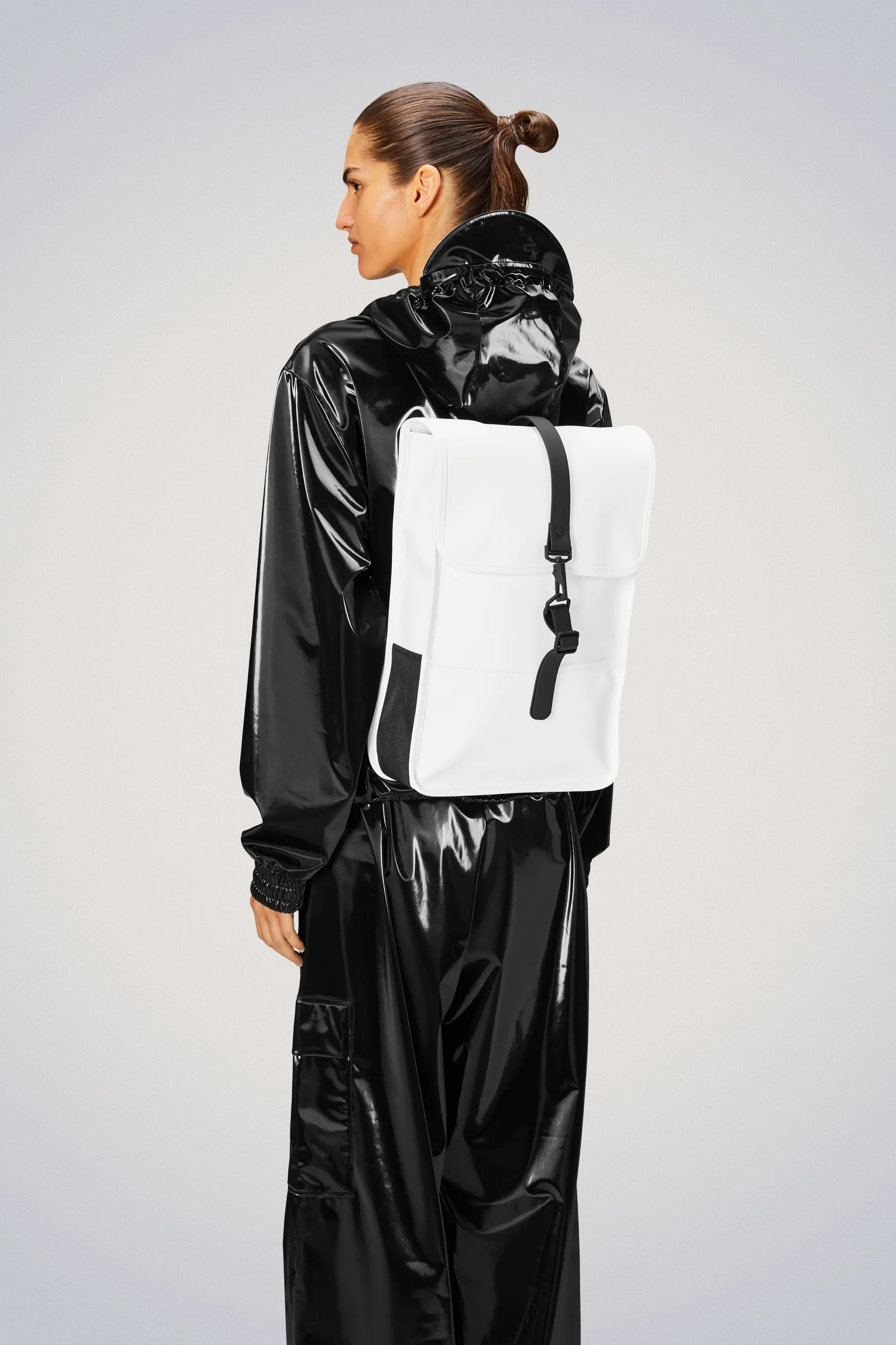 Rains Zaino Unisex W3 Bianco - Image 3