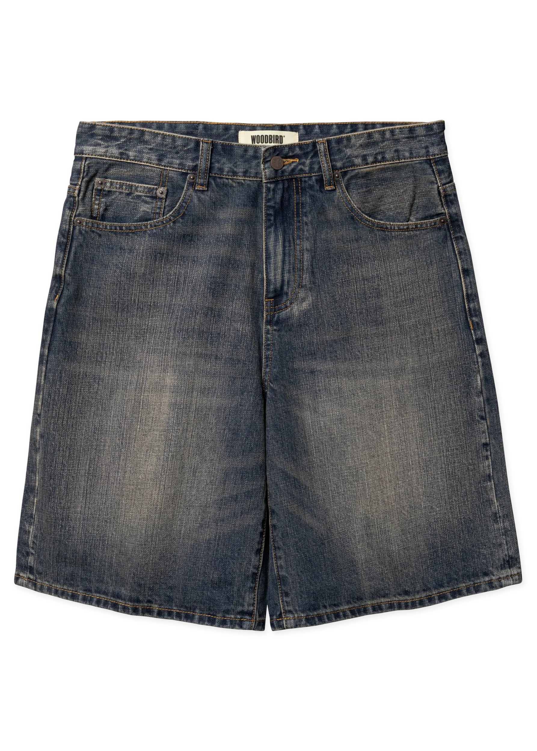 Woodbird Pantaloncino in jeans da uomo Rami Buff