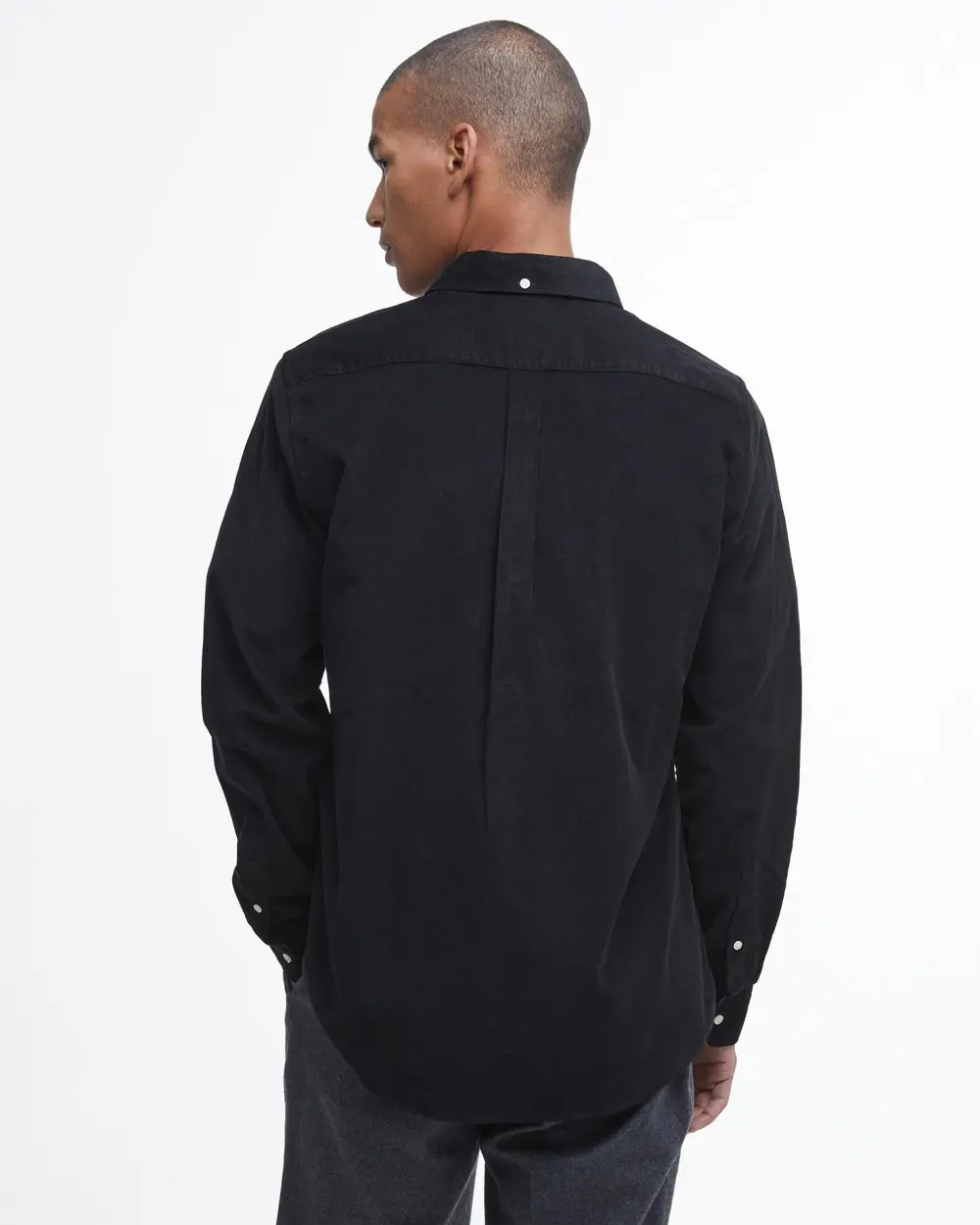 Barbour Camcia da uomo in velluto Ramsey nera - Image 4
