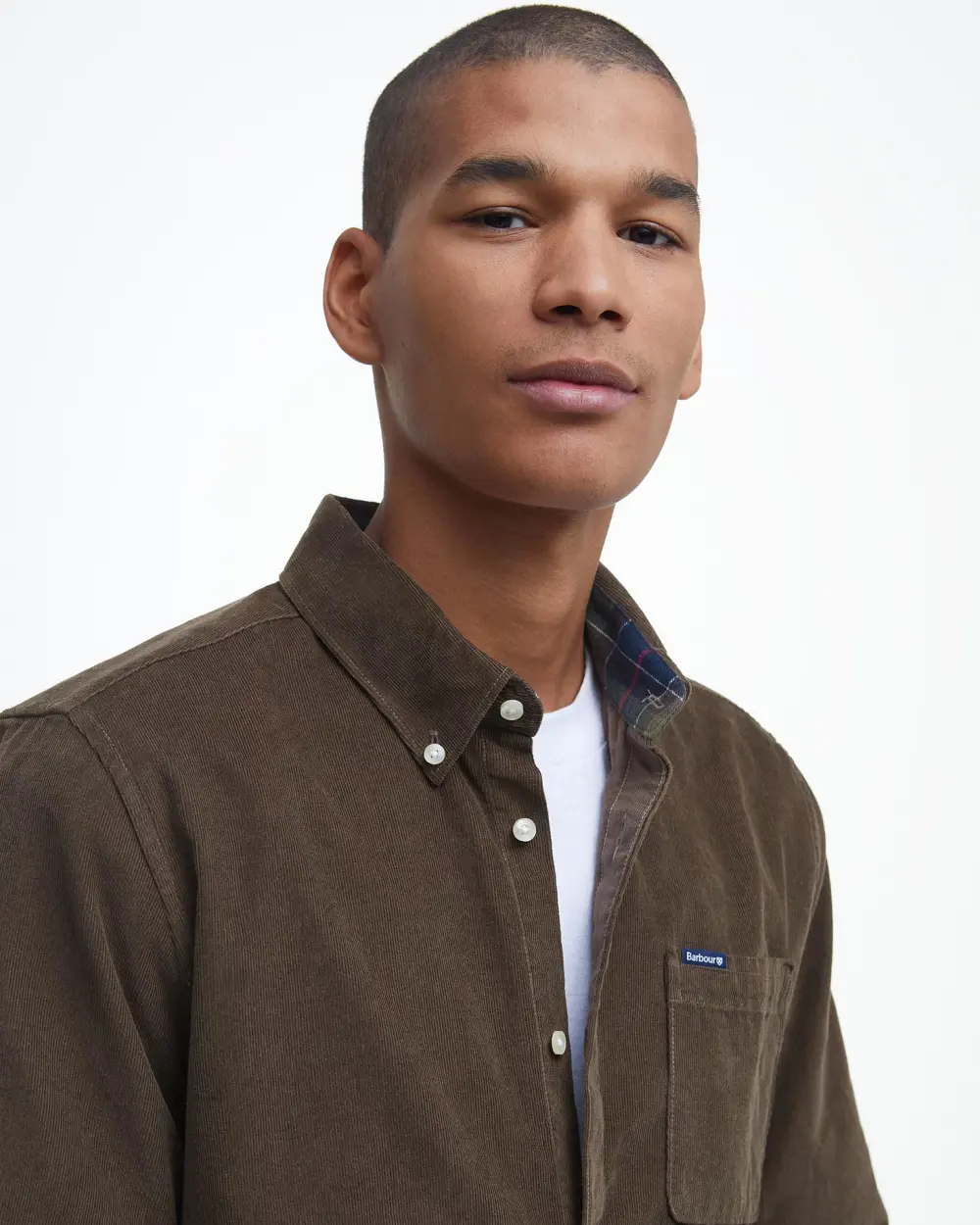 Barbour Camicia da uomo in velluto Ramsey marrone - Image 2