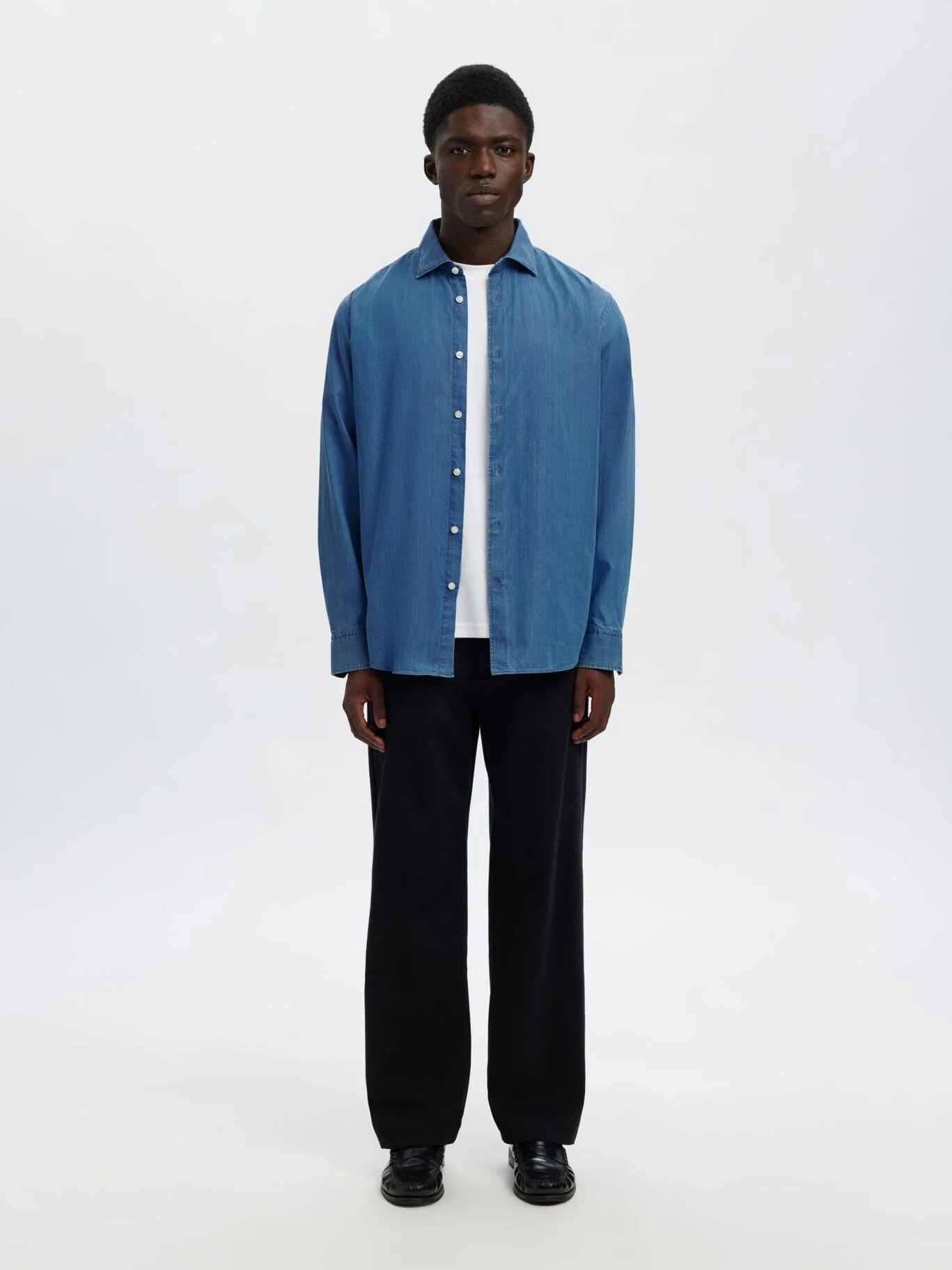 Selected Camicia di jeans da uomo Regleo - Image 4