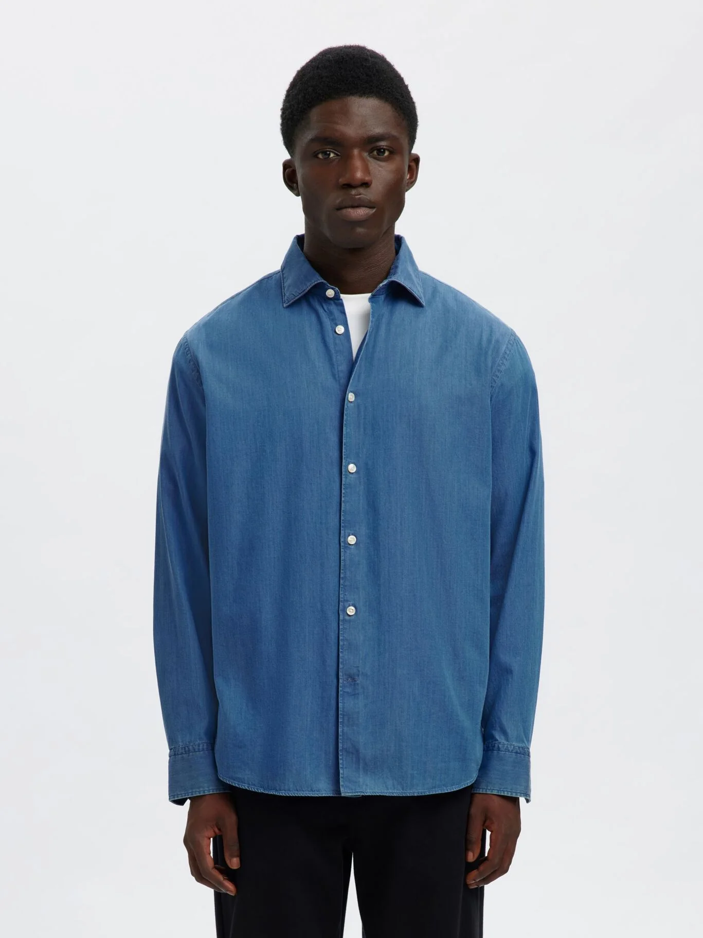 Selected Camicia di jeans da uomo Regleo - Image 5