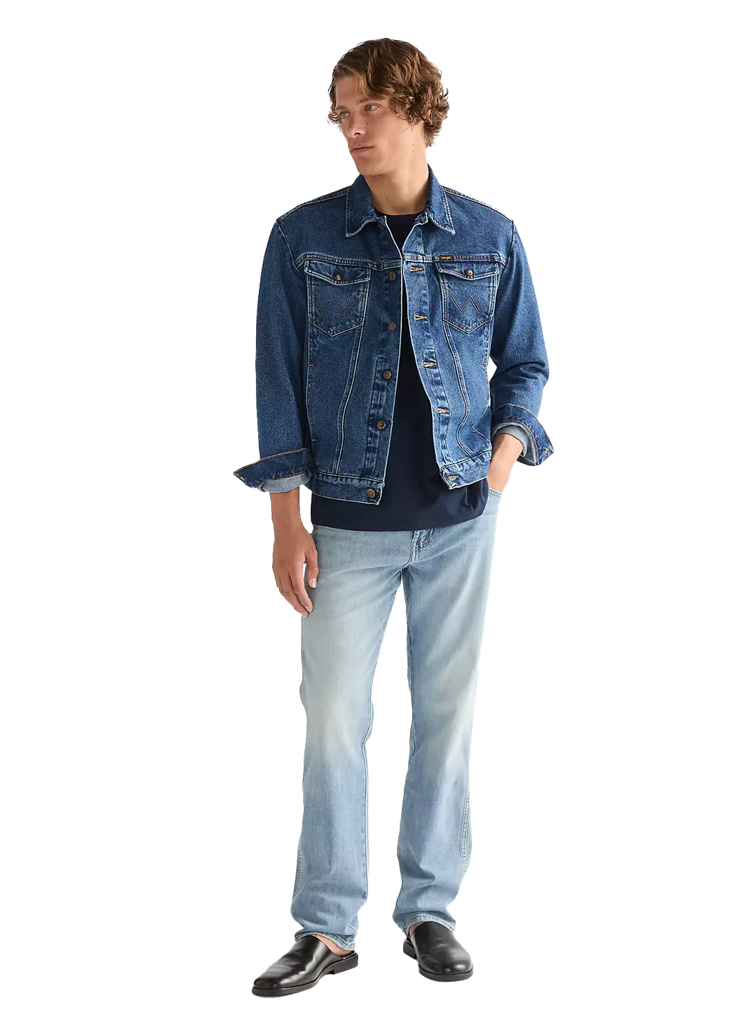 Wrangler Giacca di jeans da uomo Regular Cowboy Cut - Image 3