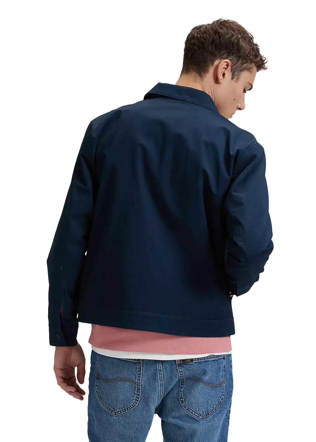 Lee Giacca leggera da uomo Regular Harrington Signature blu - Image 2