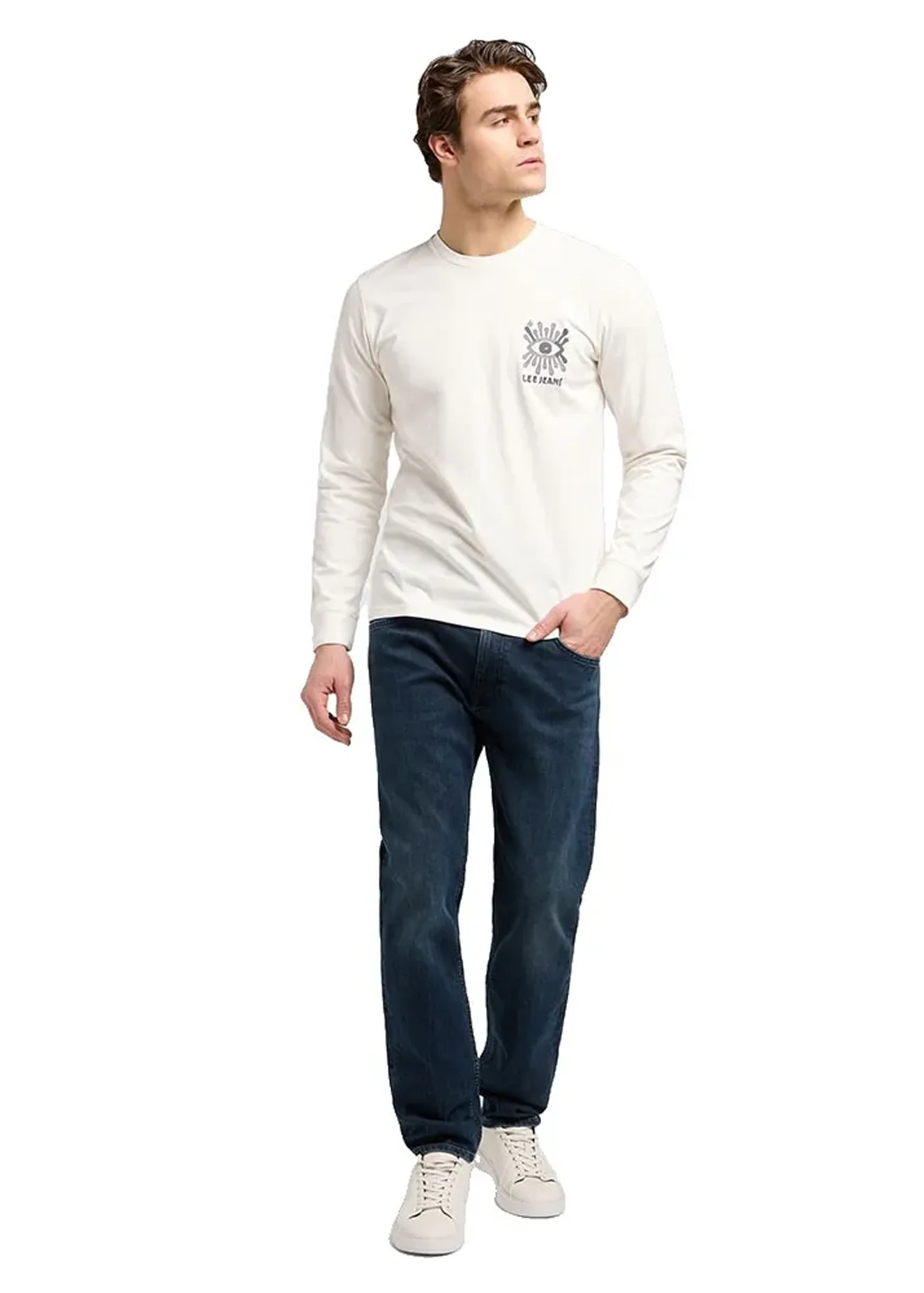 Lee T-Shirt da uomo manica lunga Regular Long Sleeve - Image 3