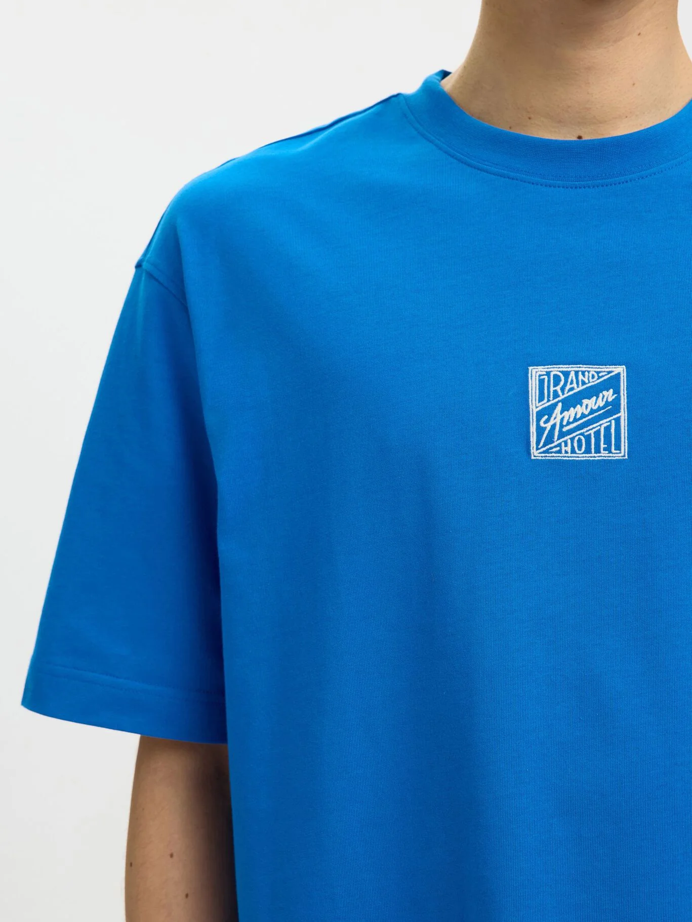 Selected T-Shirt da uomo manica corta Relax Brock - Image 4