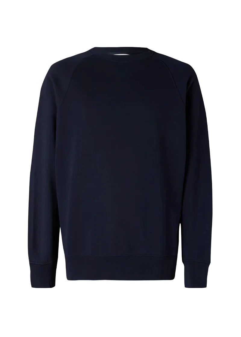 Selected Felpa girocollo da uomo Relax Ron blu