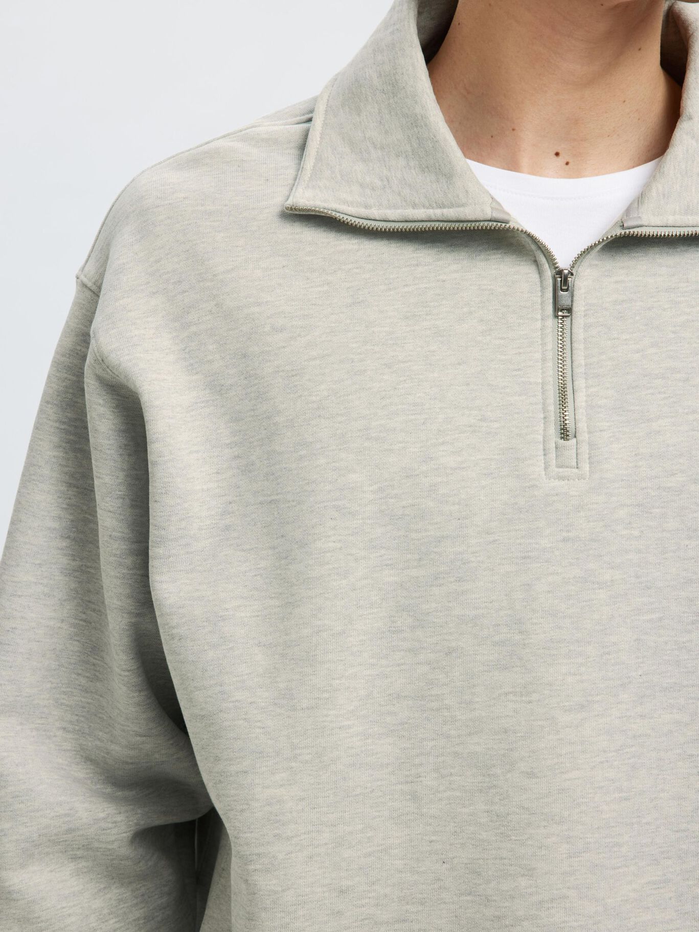 Selected Felpa da uomo con mezza zip Relax Ron - Image 2