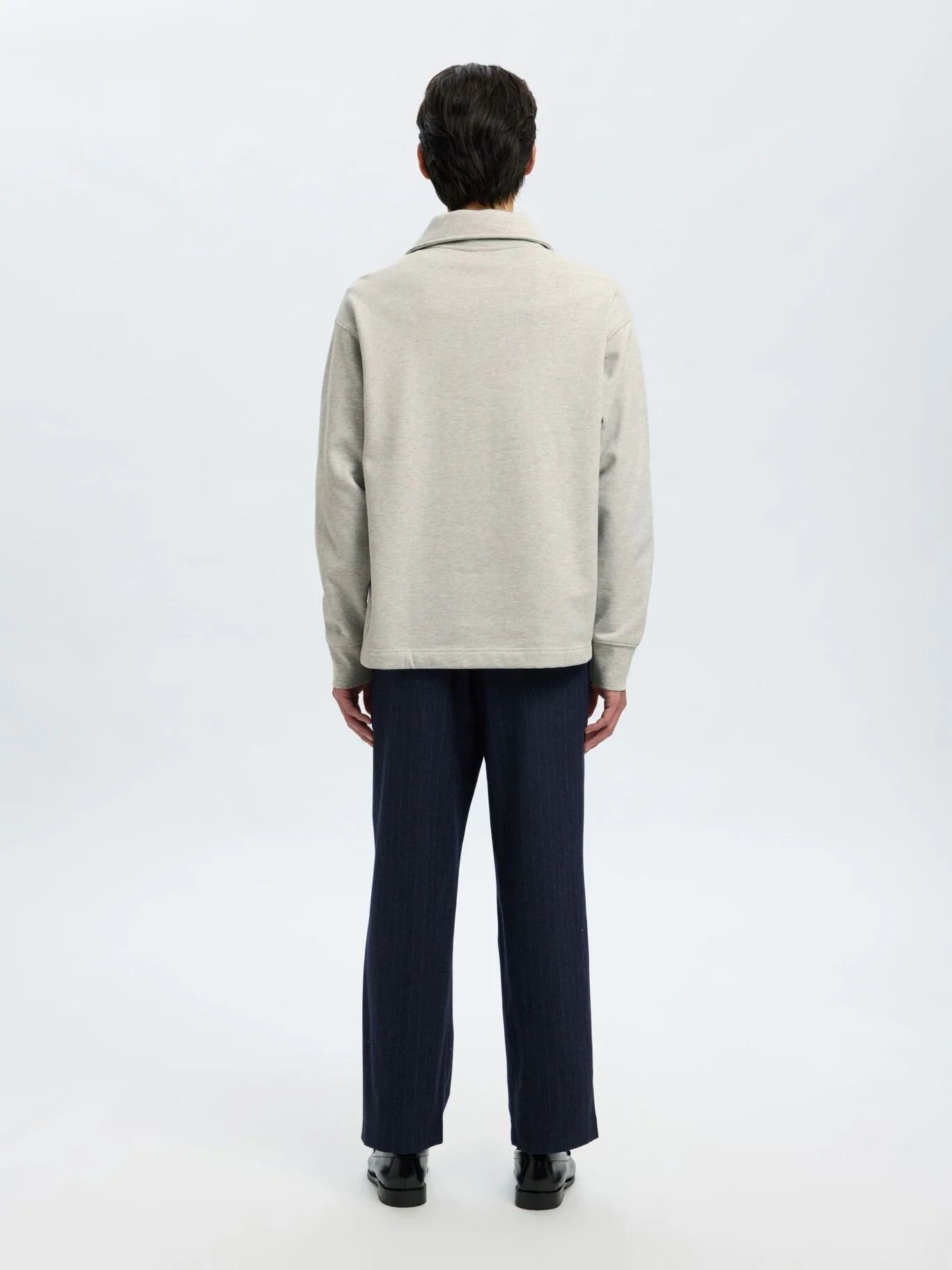 Selected Felpa da uomo con mezza zip Relax Ron - Image 4
