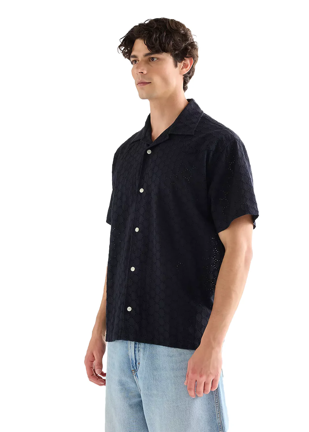 Wrangler Camicia da uomo manica corta Resort
