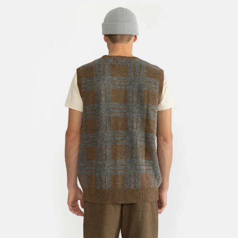 Revolution Gilet di lana da uomo Loose Vest - Image 3