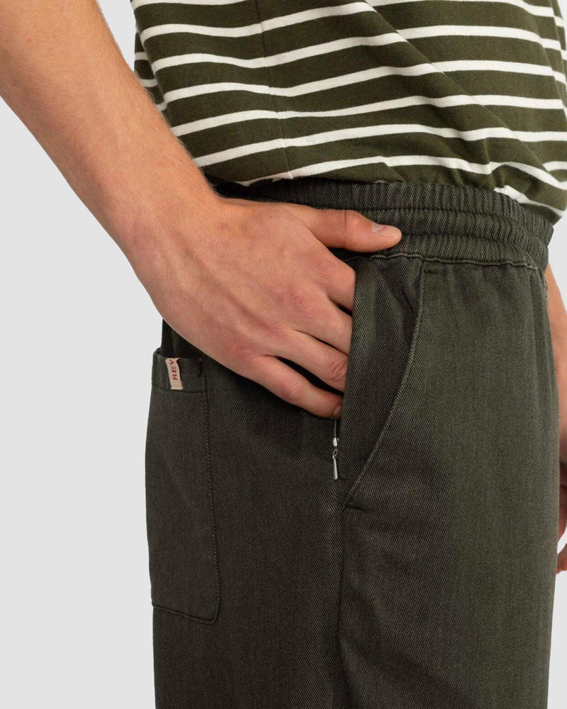 Revolution Pantalone da uomo Baggy Casual Verde - Image 3