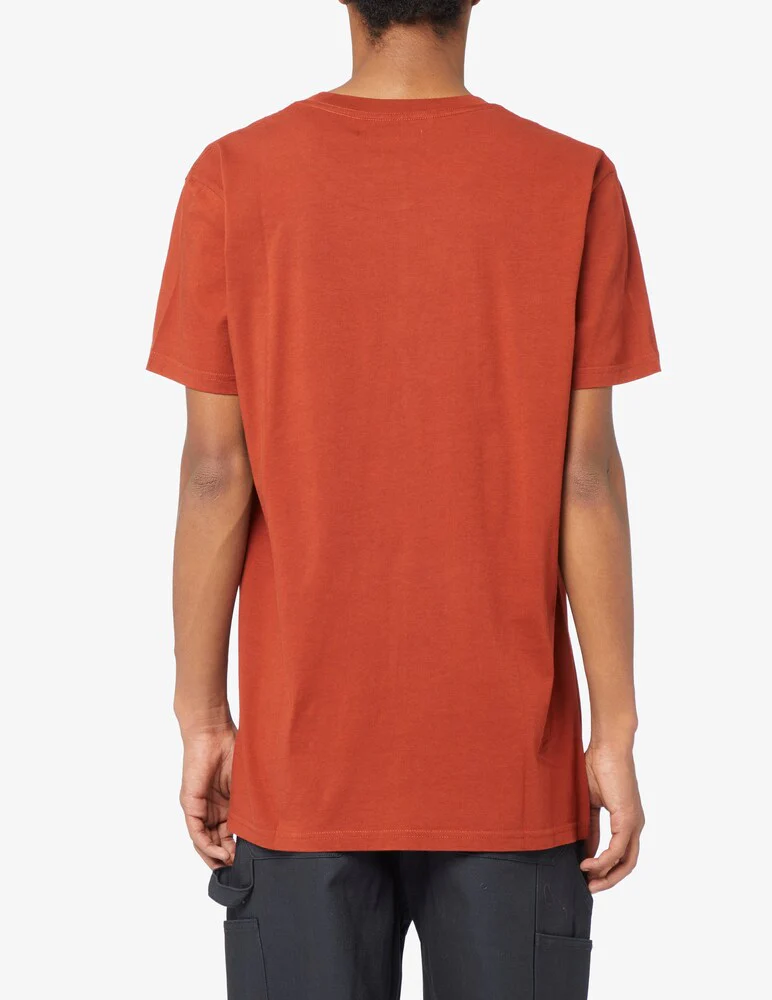 Revolution T-Shirt da uomo manica corta Regular Rossa - Image 3