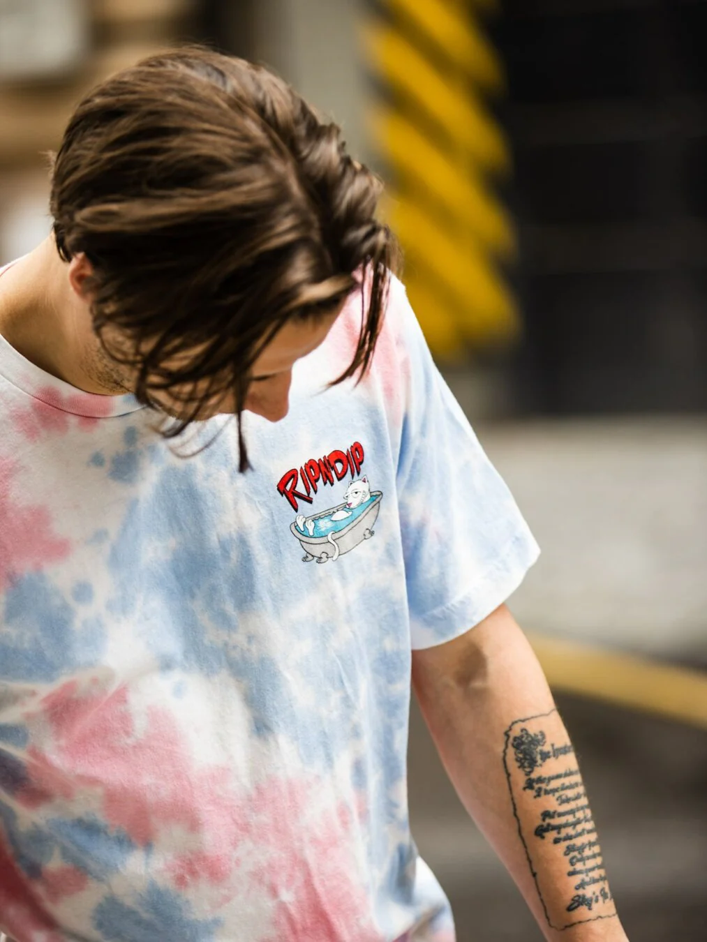 Ripndip T-Shirt uomo Bath Time Multicolore - Image 3