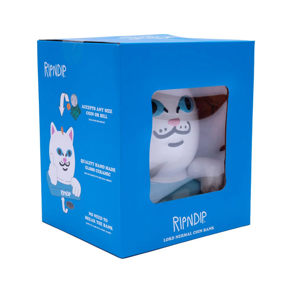 RIPNDIP Lord Nermal Ceramic Coin Bank Salvadanaio in ceramica Lord Nermal - Image 3