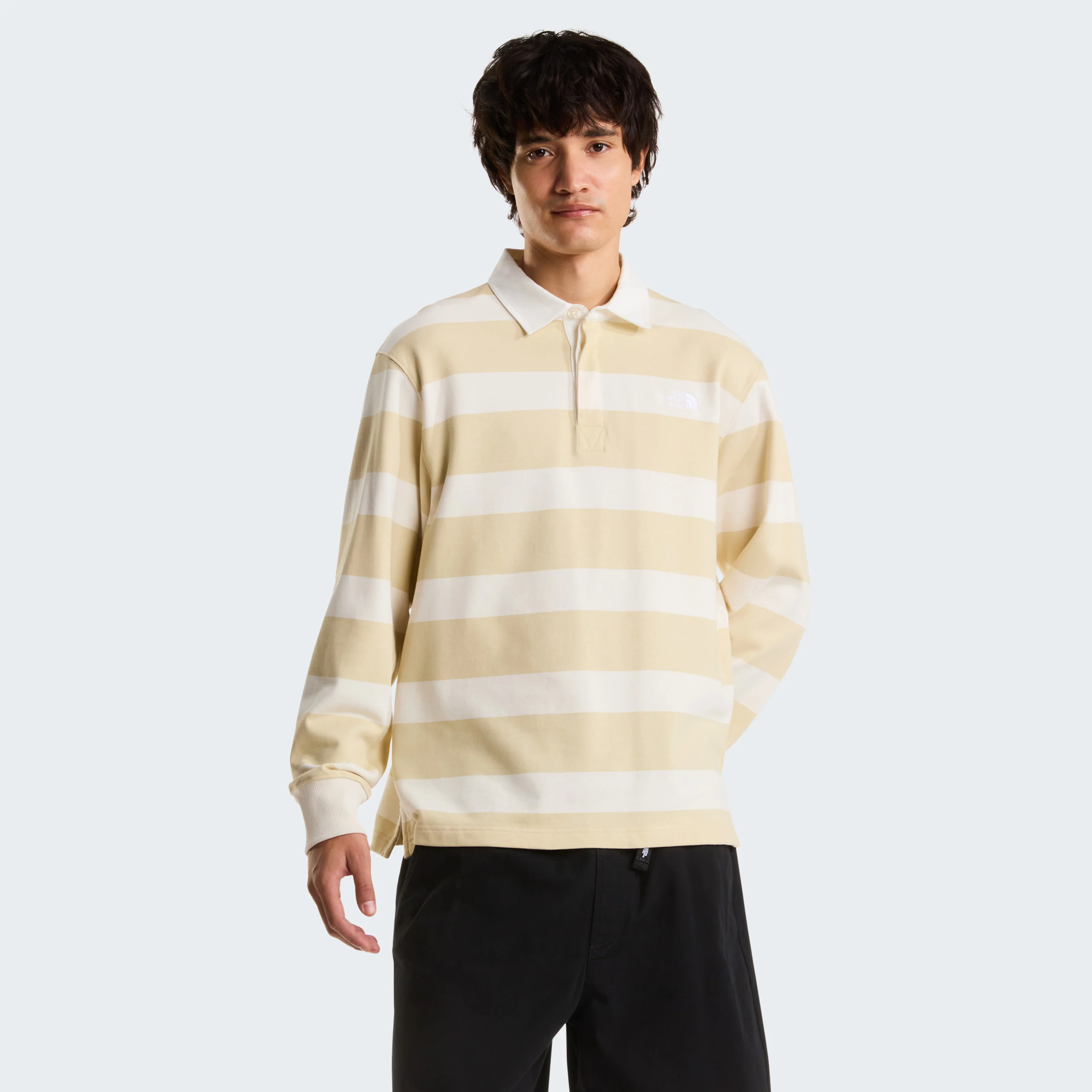 The North Face Polo a righe da uomo manica lunga Rugby - Image 4