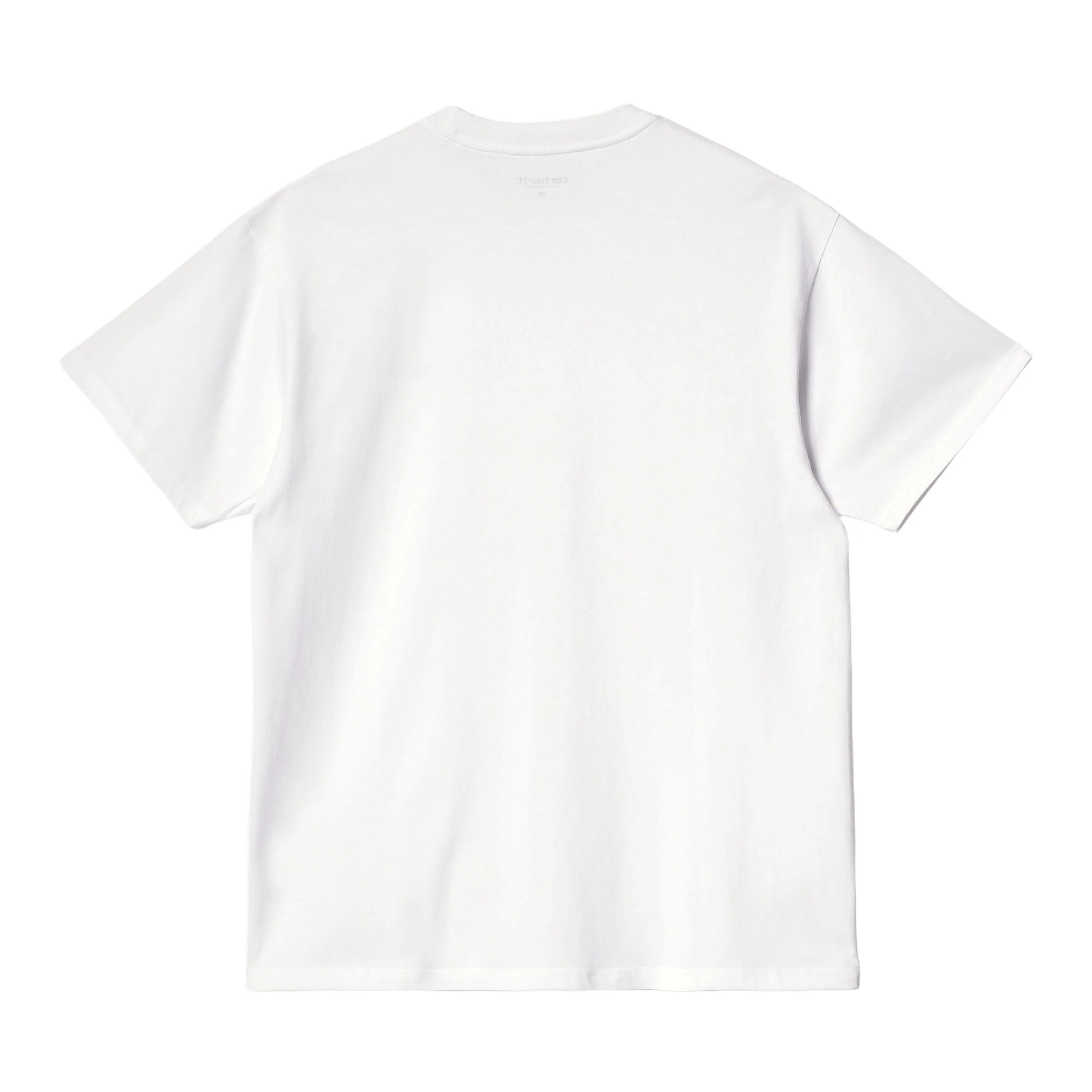 Carhartt Wip T-Shirt da uomo manica corta American Script bianca - Image 2