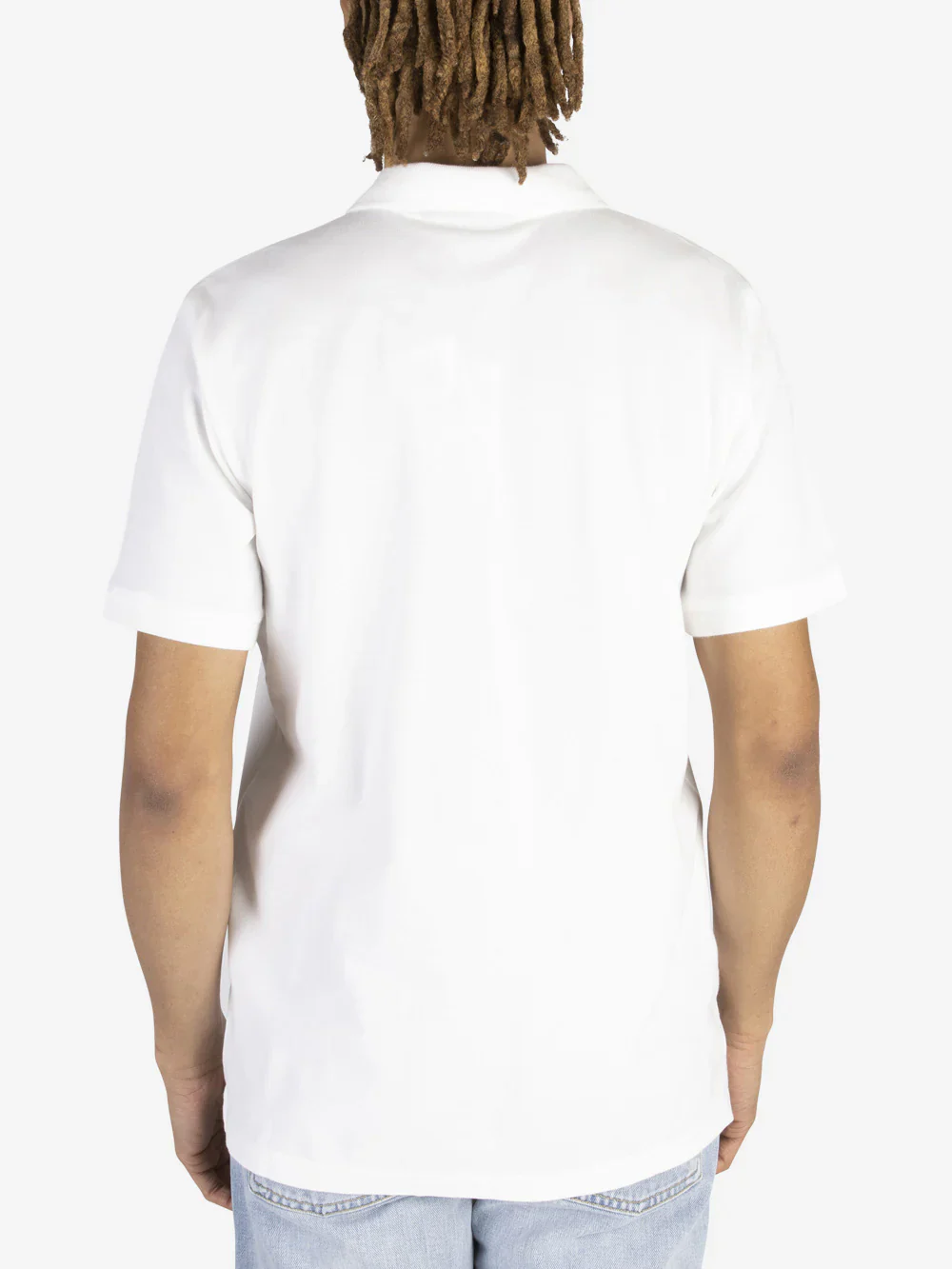 Carhartt Wip Polo da uomo manica corta Chase bianca - Image 5