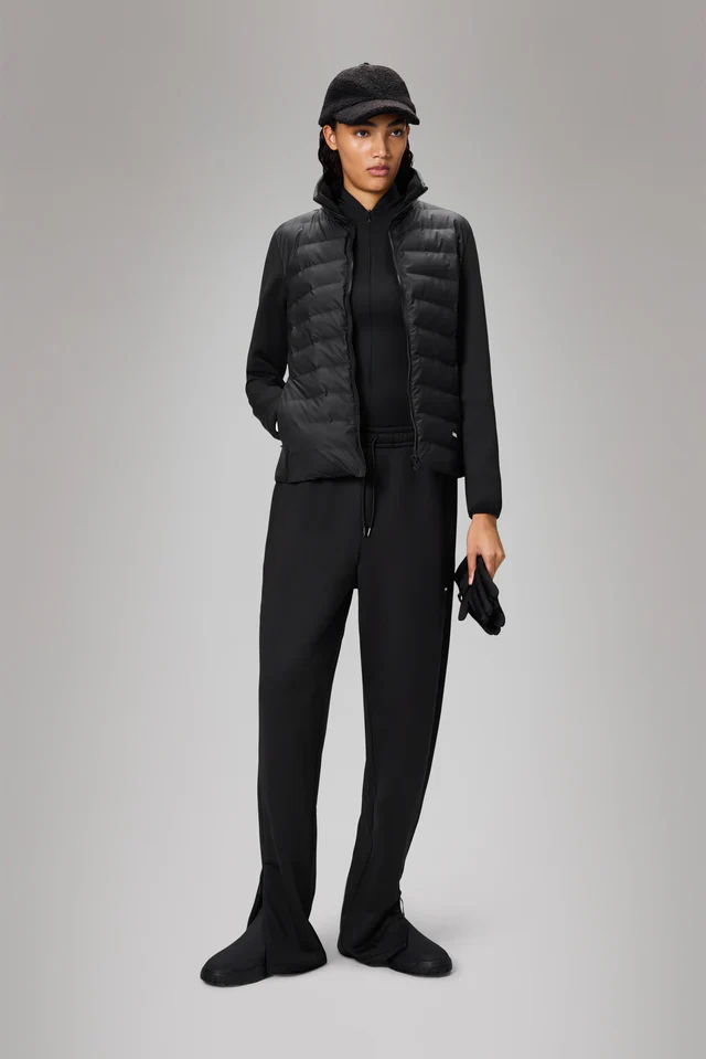 Rains Giacca da donna Safi Fleece Hybrid nera - Image 5