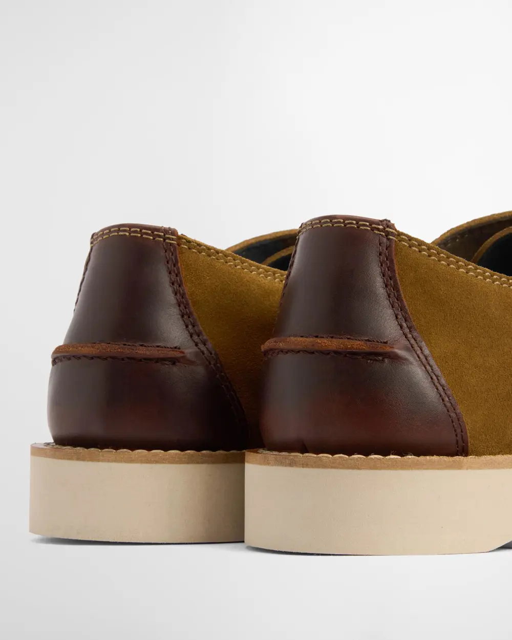 Barbour Scarpe in pelle scamosciata Derby Aydon marroni - Image 6