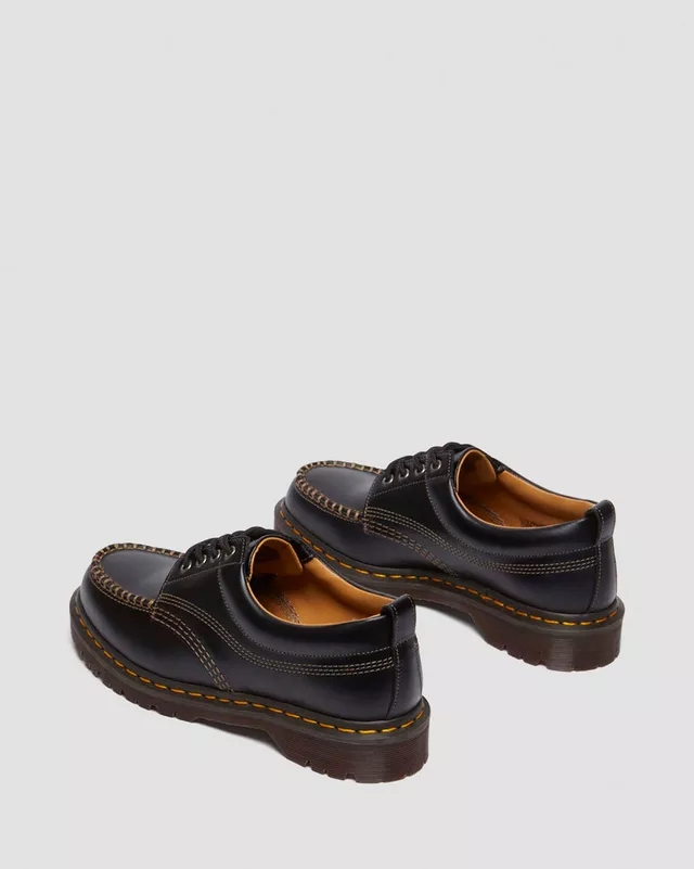 Dr. Martens Scarpe da uomo n pelle Lowell Moc Toe nere - Image 4