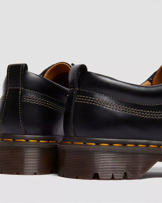 Dr. Martens Scarpe da uomo n pelle Lowell Moc Toe nere - Image 5