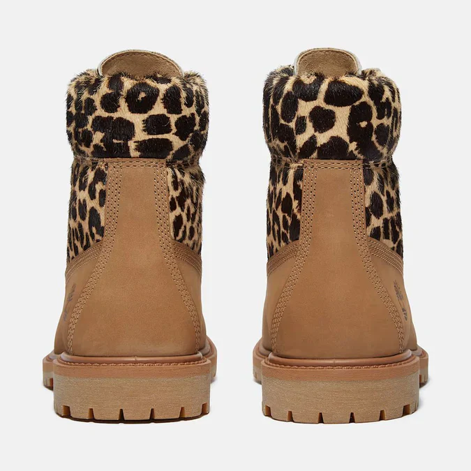 Timberland Scarponcino Leopard 6-Inch Premium da Donna in beige - Image 3