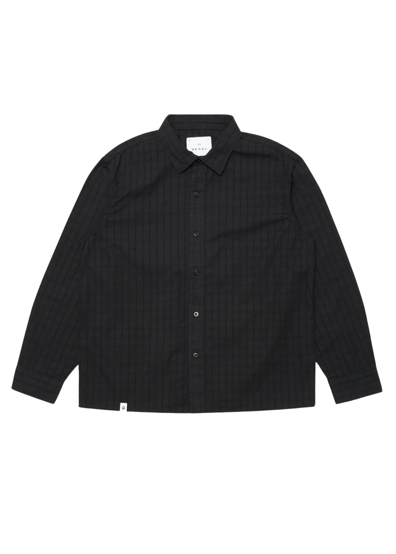 Edwin Camicia da uomo Sebastian nera