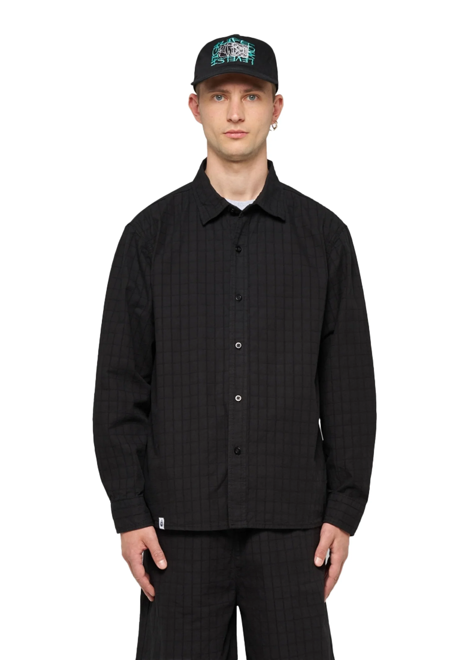 Edwin Camicia da uomo Sebastian nera - Image 3