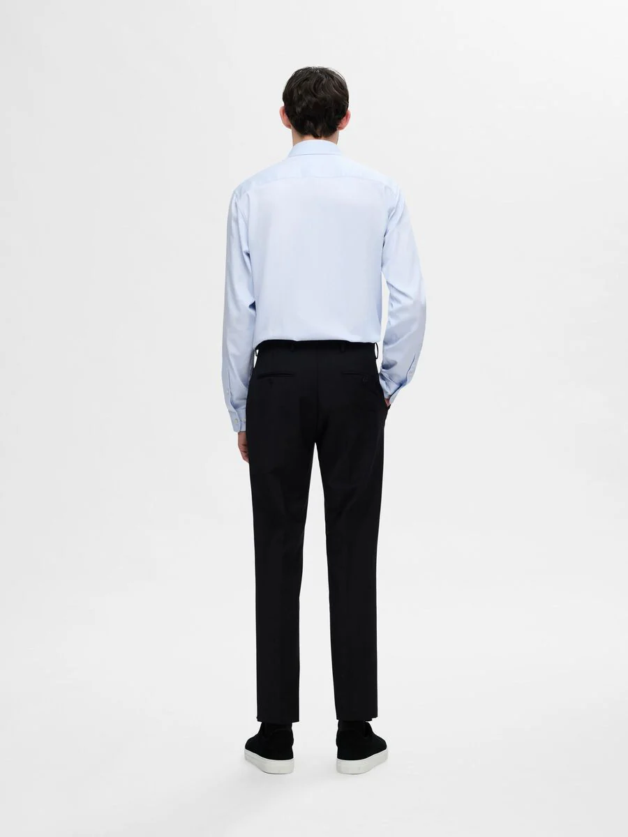 Selected Camicia da uomo Slim Fit celeste 16092939-LBT - Image 3