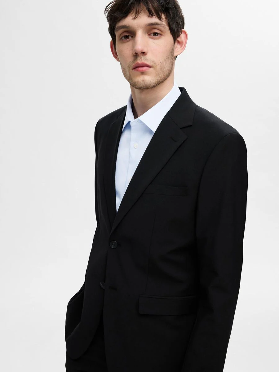 Selected Camicia da uomo Slim Fit celeste 16092939-LBT - Image 5