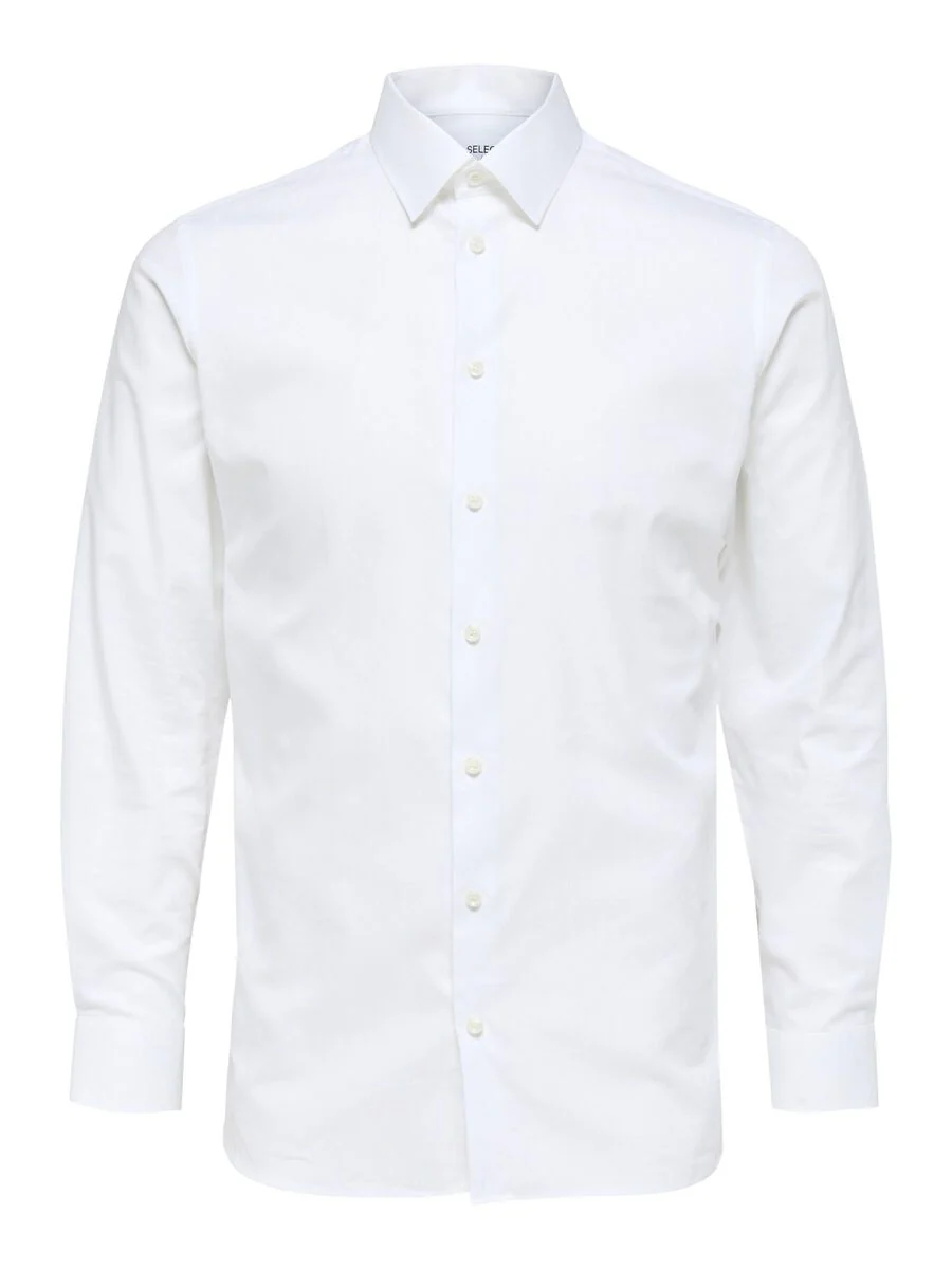 Selected Camicia da Uomo manica lunga Slimethan Bianca