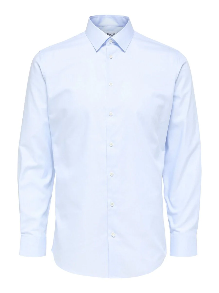 Selected Camicia classica da Uomo Slimethan Celeste